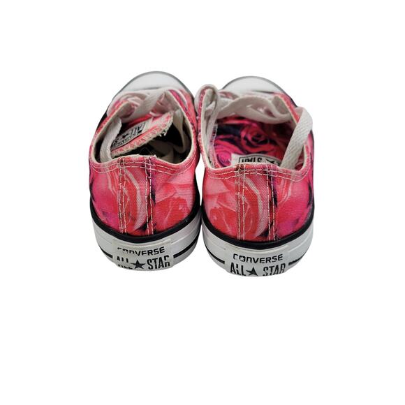 Converse One Star Kids Pink Floral Low Tops Sneakers Size 1  81123-2546 - Picture 3 of 7